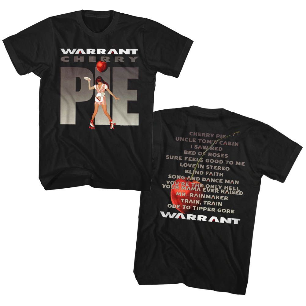 Warrant - Cherry Pie Album - Short Sleeve - Adult - T-Shirt