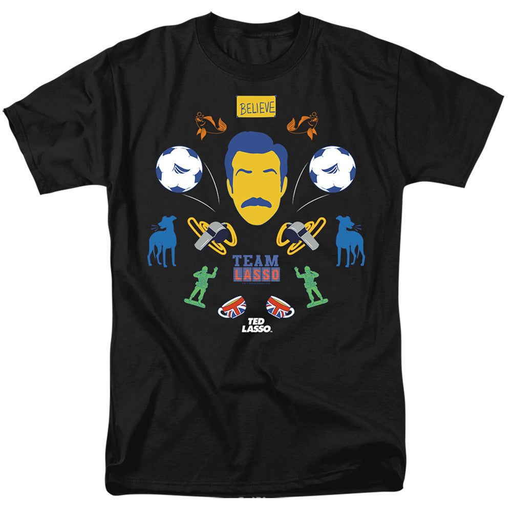 Ted Lasso - Ted Lasso Icon Collage - Adult Men T-Shirt