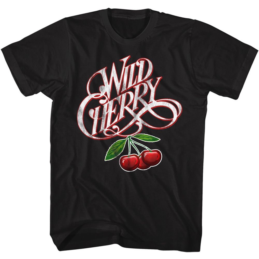 Wild Cherry - Logo & Cherries - Short Sleeve - Adult - T-Shirt