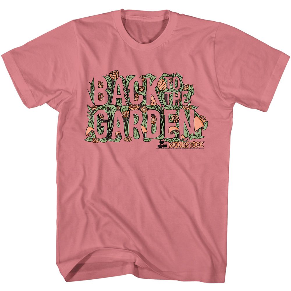 Woodstock - Back To The Garden - Short Sleeve - Adult - T-Shirt