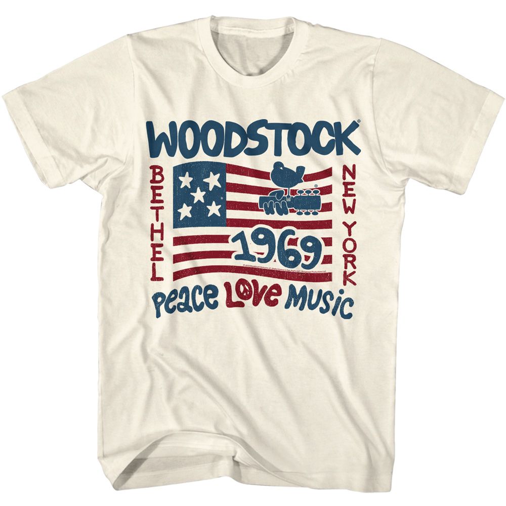 Woodstock - Bethel NY - Short Sleeve - Adult - T-Shirt