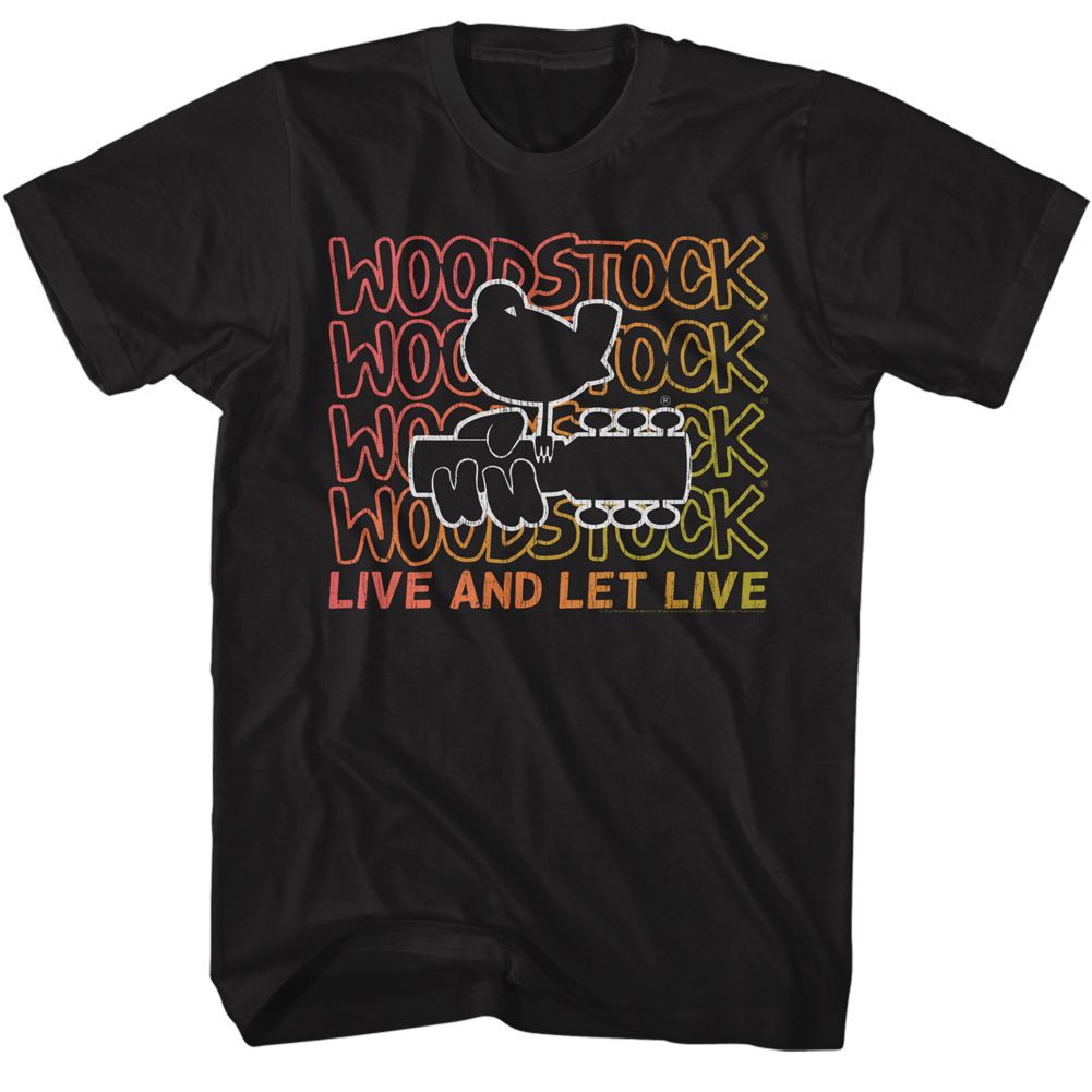 Woodstock - Live & Let Live Gradient - Short Sleeve - Adult - T-Shirt