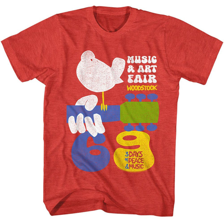 Woodstock - Music And Art Fair - Licensed - Adult Short Sleeve T-Shirt