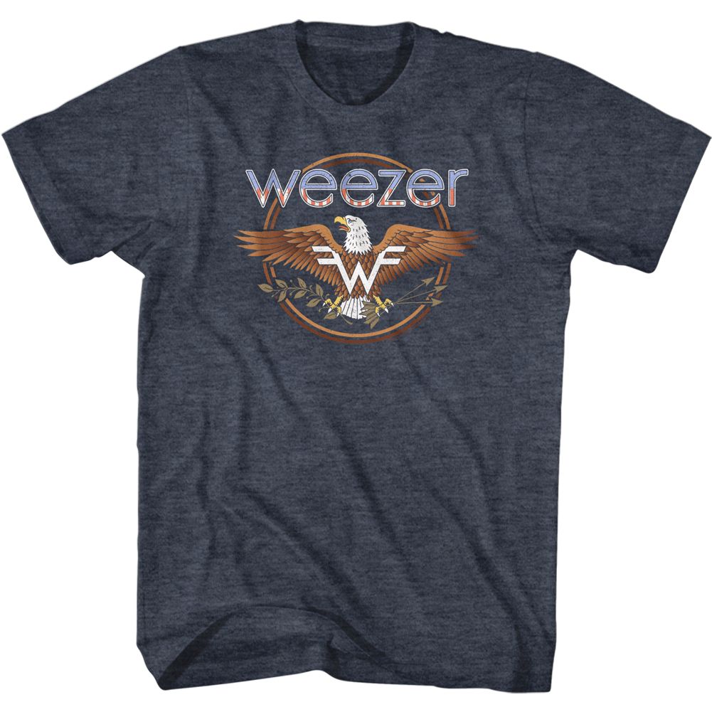 Weezer - Eagle - Short Sleeve - Heather - Adult - T-Shirt