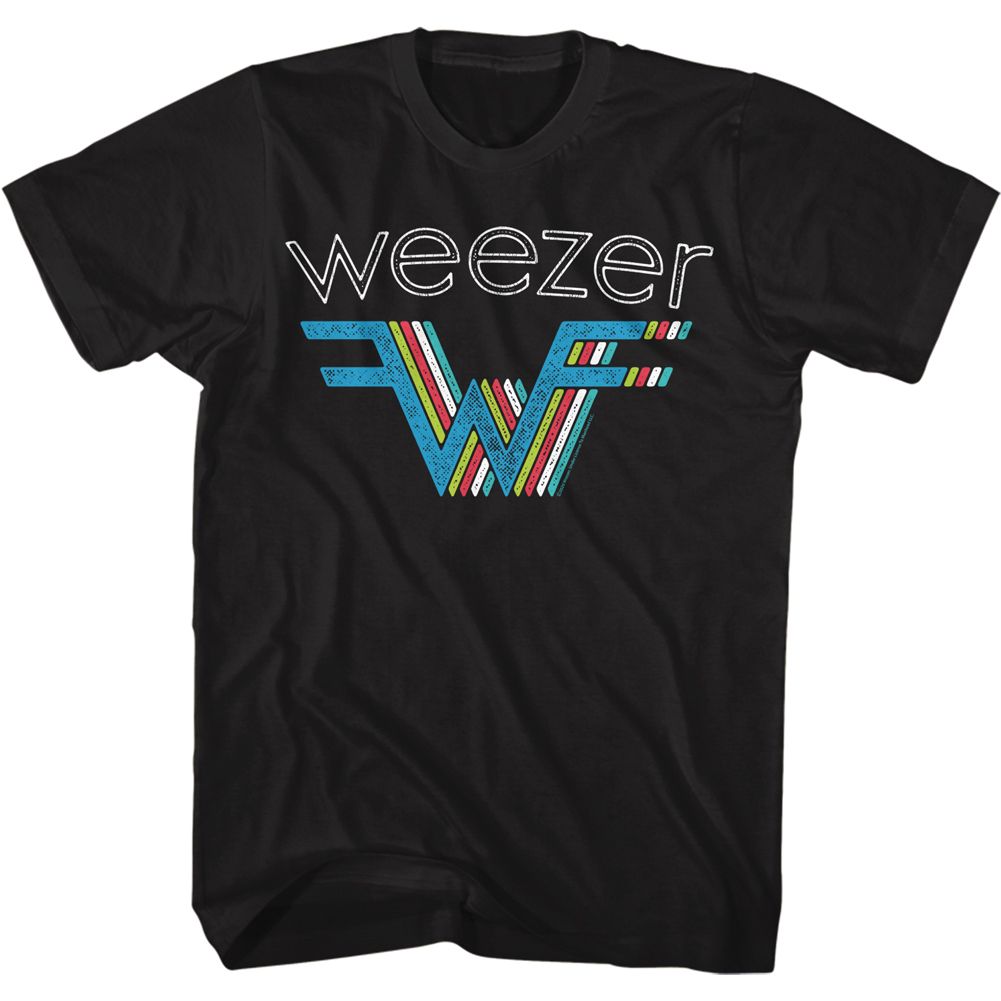 Weezer - W Multi Color - Short Sleeve - Adult - T-Shirt