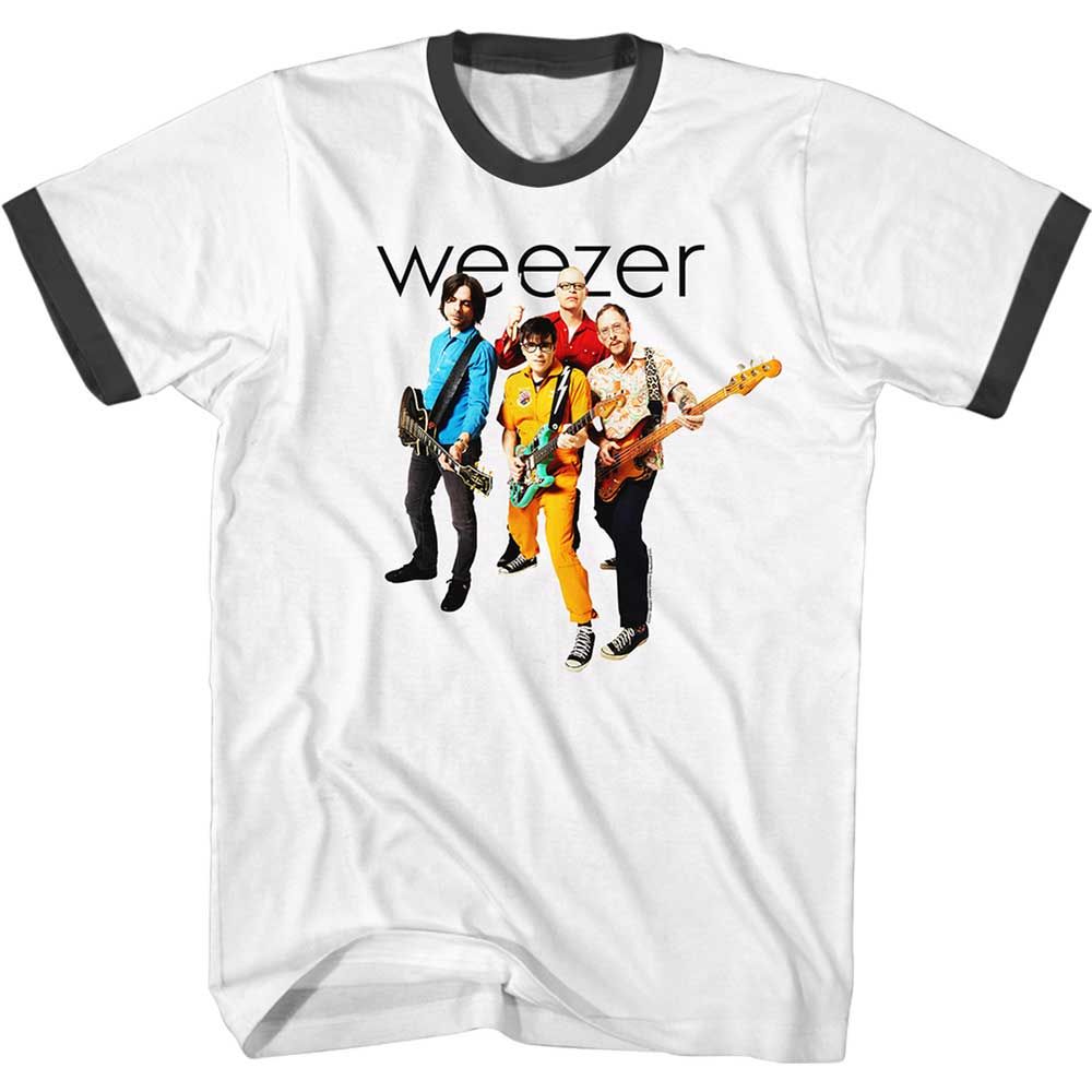 Weezer - The Band - Short Sleeve - Adult - Ringer T-Shirt