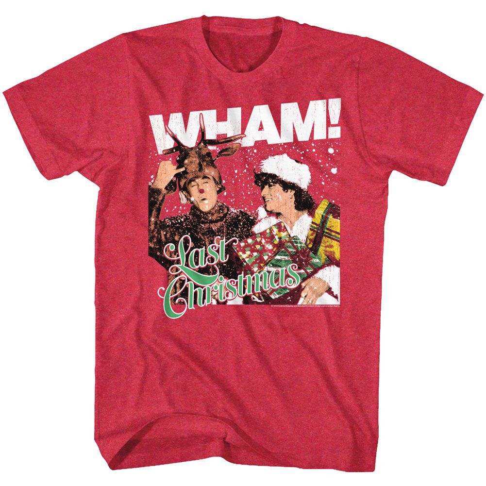 Wham - Last Christmas - Short Sleeve - Heather - Adult - T-Shirt