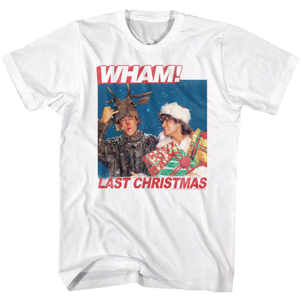 Wham - Last Christmas Lyrics - Short Sleeve - Adult - T-Shirt