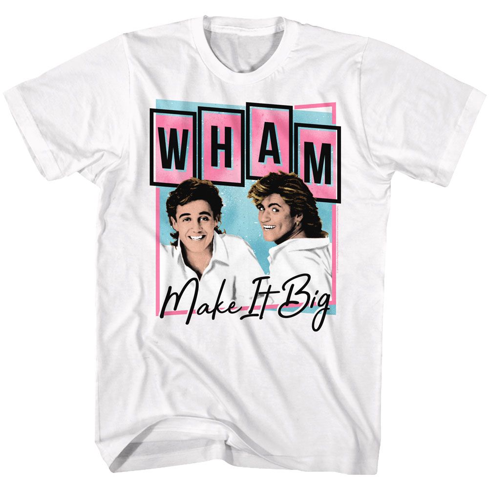 Wham - Pastel Make It Big - Short Sleeve - Adult - T-Shirt