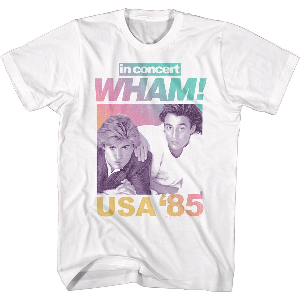Wham - Usa 85 Gradient - Short Sleeve - Adult - T-Shirt