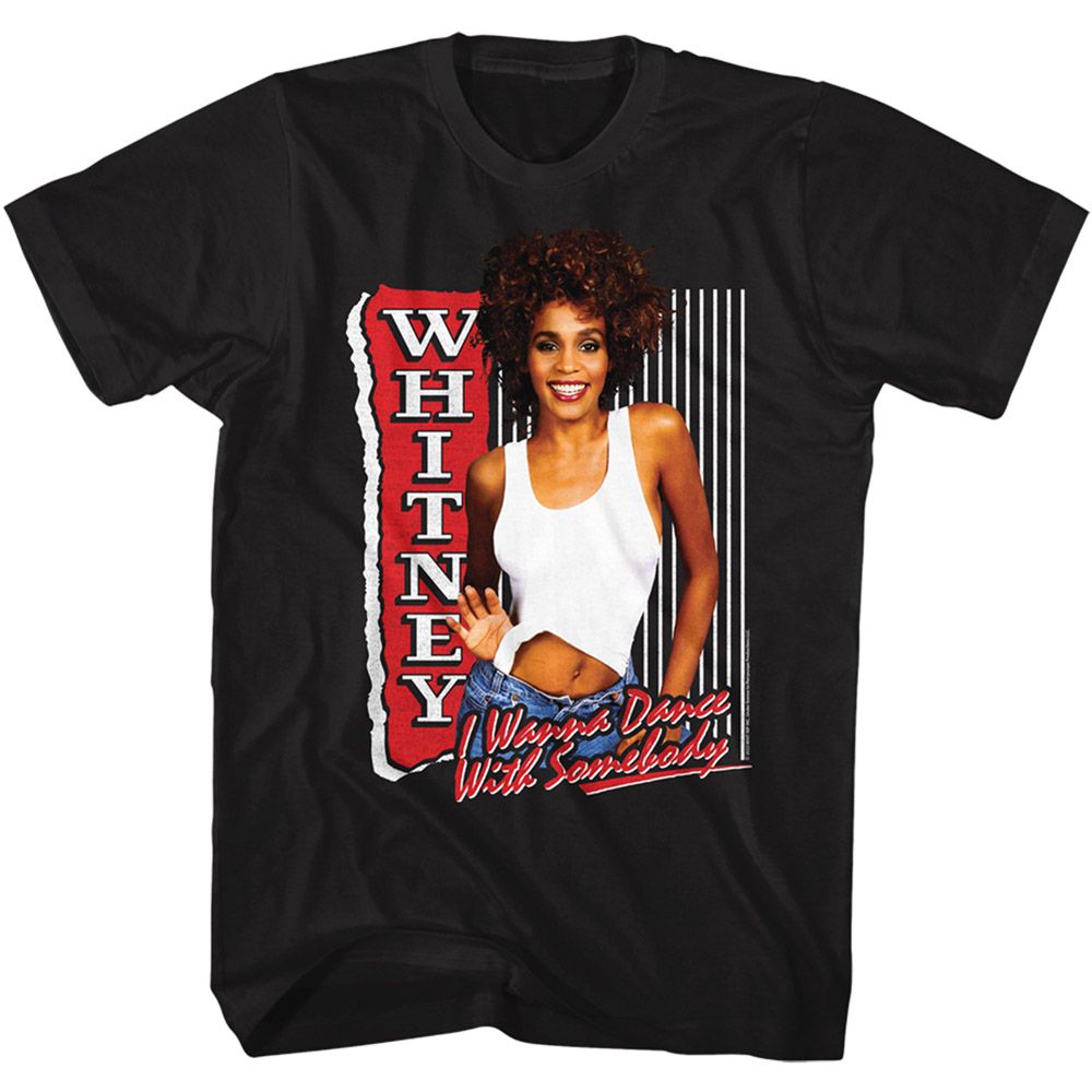 Whitney Houston - I Wanna Dance - Short Sleeve - Adult - T-Shirt