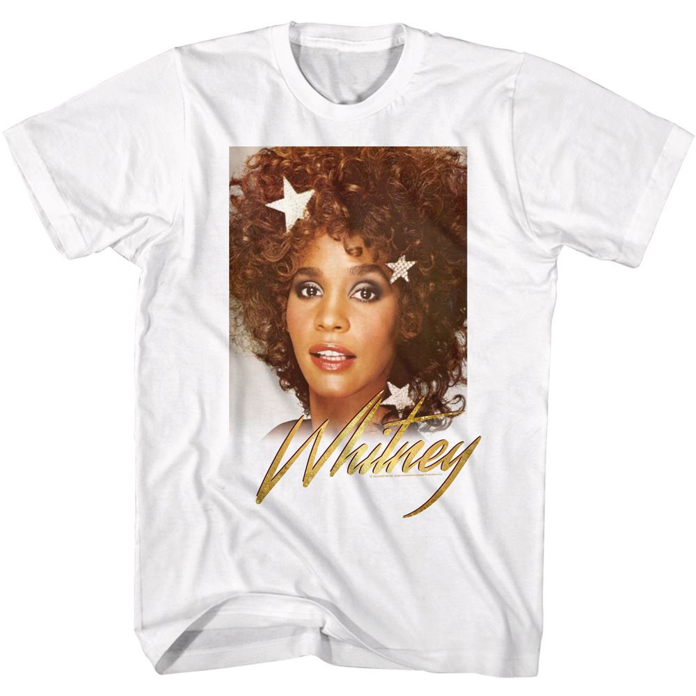 Whitney Houston - Stars & Shine - Short Sleeve - Adult - T-Shirt