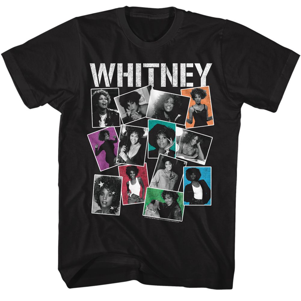 Whitney Houston - Photos - Short Sleeve - Adult - T-Shirt