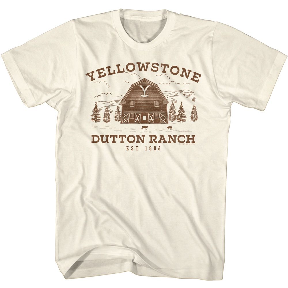 Yellowstone - Dutton Ranch Montana - Short Sleeve - Adult - T-Shirt