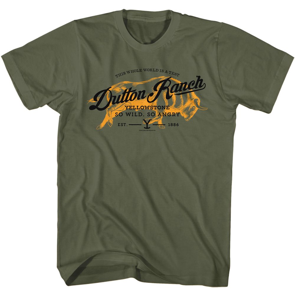 Yellowstone - Dutton Ranch Buffalo - Short Sleeve - Adult - T-Shirt