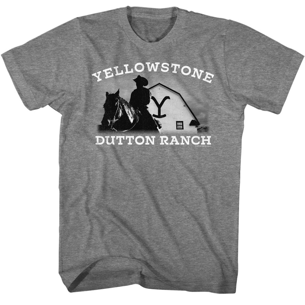 Yellowstone - Silhouette Barn - Short Sleeve - Adult - T-Shirt