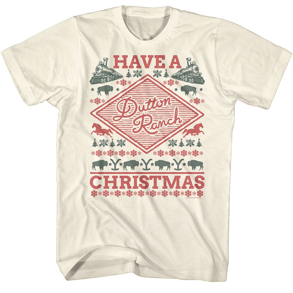 Yellowstone - Dutton Ranch Christmas - Short Sleeve - Adult - T-Shirt