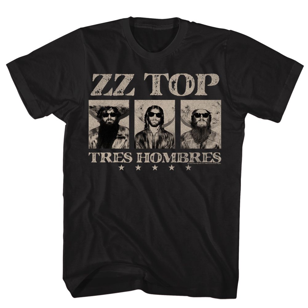 Zz Top - Tres Hombres - Short Sleeve - Adult - T-Shirt