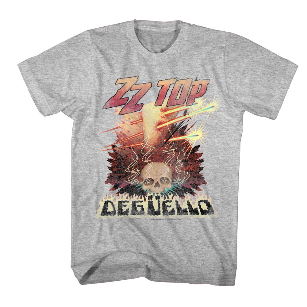 Zz Top - Deguello - Short Sleeve - Heather - Adult - T-Shirt