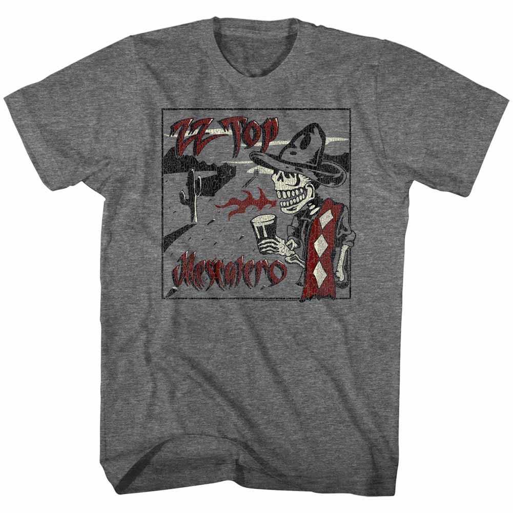 Zz Top - Mescalero - Short Sleeve - Heather - Adult - T-Shirt