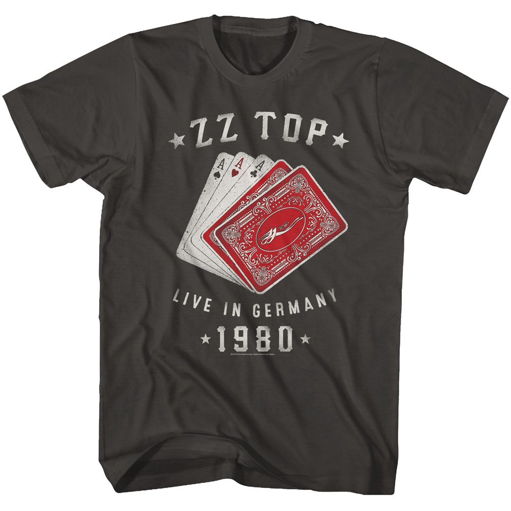 Zz Top - Cards - Short Sleeve - Adult - T-Shirt