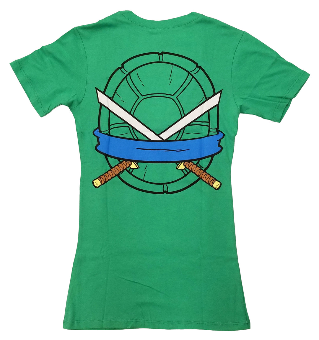 Teenage Mutant Ninja Turtles Leonardo Costume With Mask Junior V Neck T-Shirt