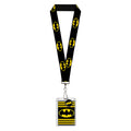 Batman Bat Shield DC Comics Lanyard Neck Strap Id Holder With Charm