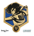 Attack on Titan Golden Mikasa Ackerman Collectible Enamel Pin