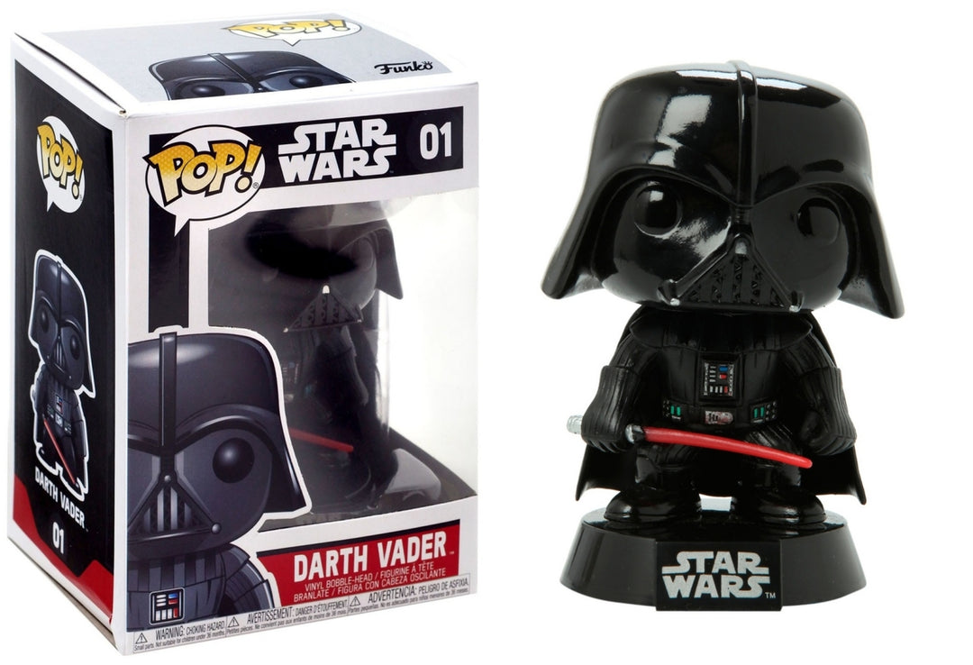 Star Wars Darth Vader Number 01 Vinyl Bobble Head Funko Pop