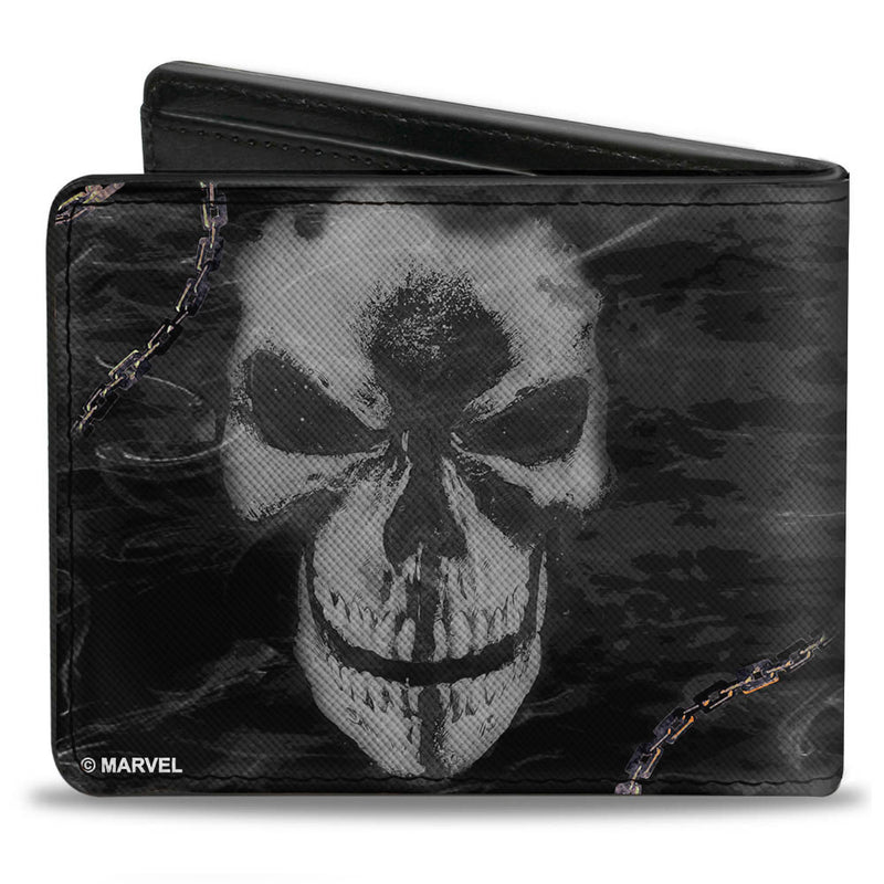 Marvel Ghost Rider Riding Pose With Skull Bifold Wallet