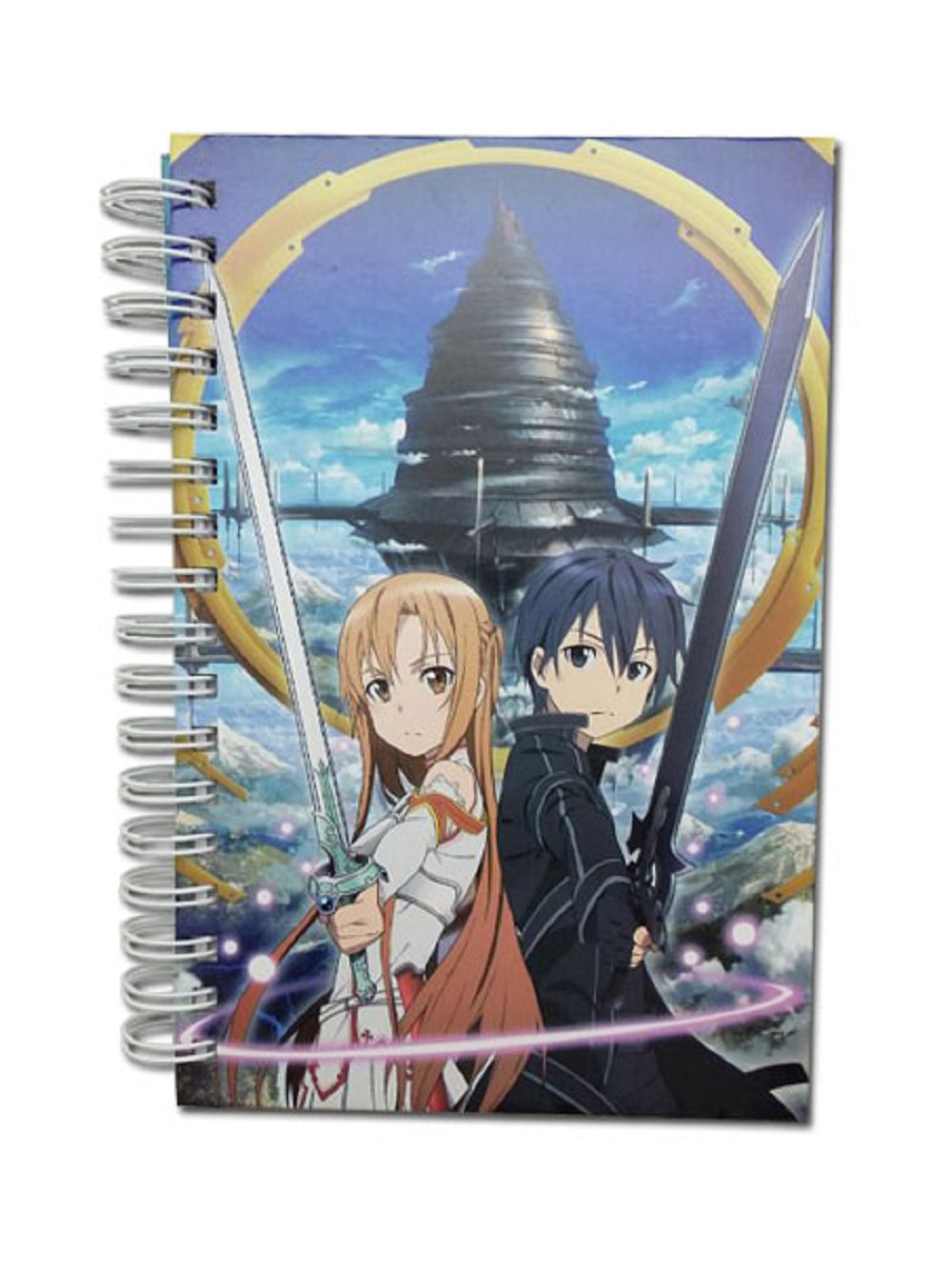 Sword Art Online Kirito & Asuna Anime Spiral Notebook