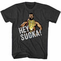 Mr. T - Hey Sucka - Short Sleeve - Heather - Adult - T-Shirt