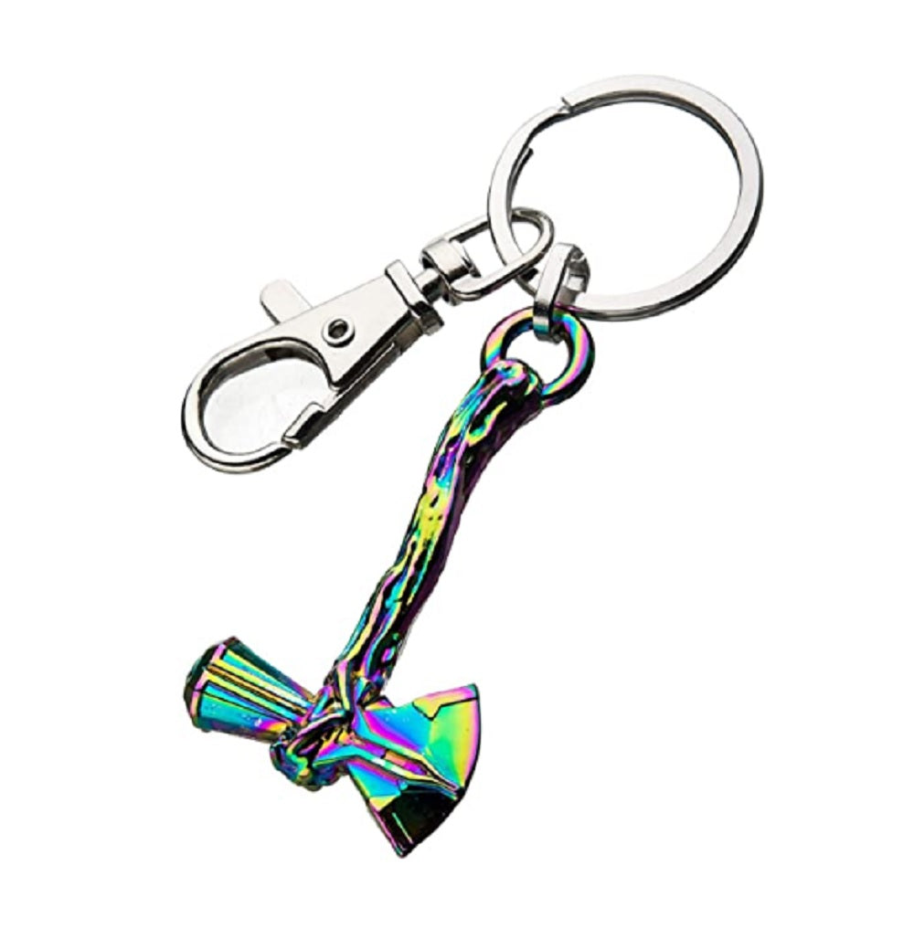 Marvel Avengers Endgame Thor Axe 3D Rainbow Stormbreaker Keychain