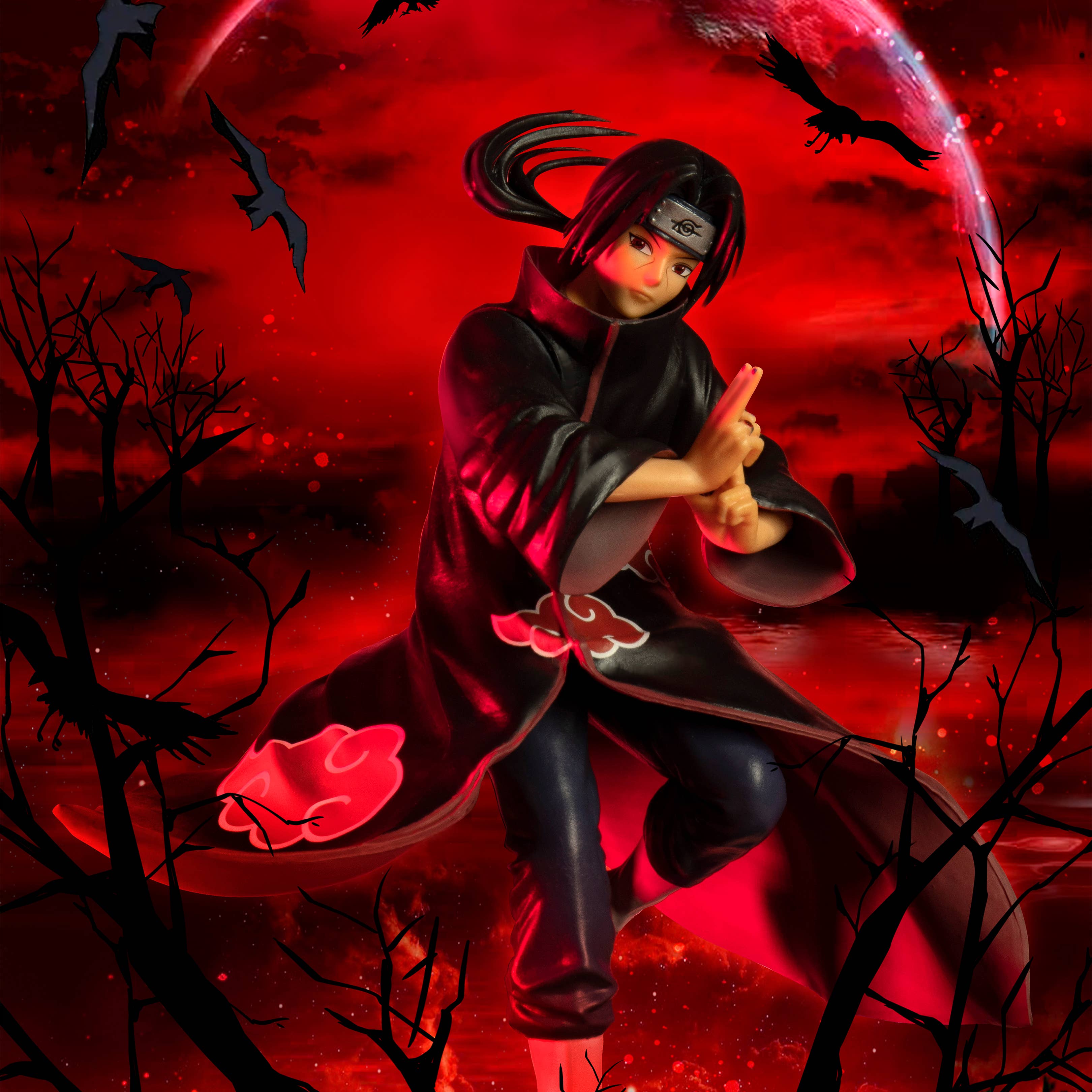 Naruto Shippuden Itachi Uchiha SFC Collectible Figure 7.1"