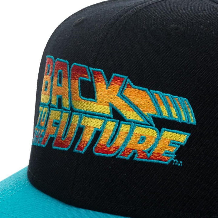 Back to the Future Movie Logo Flat Bill Snapback Hat