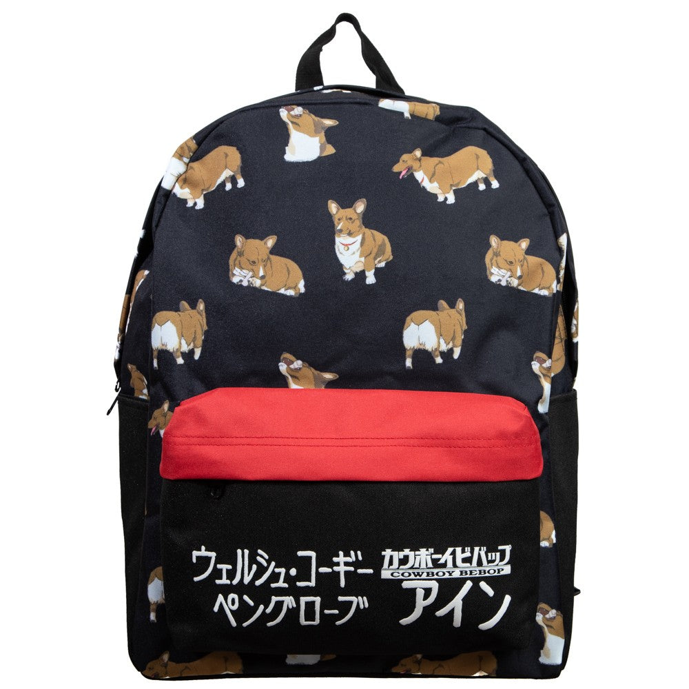 Cowboy Bebop Ein Corgi Kanji Anime Laptop Backpack Bag