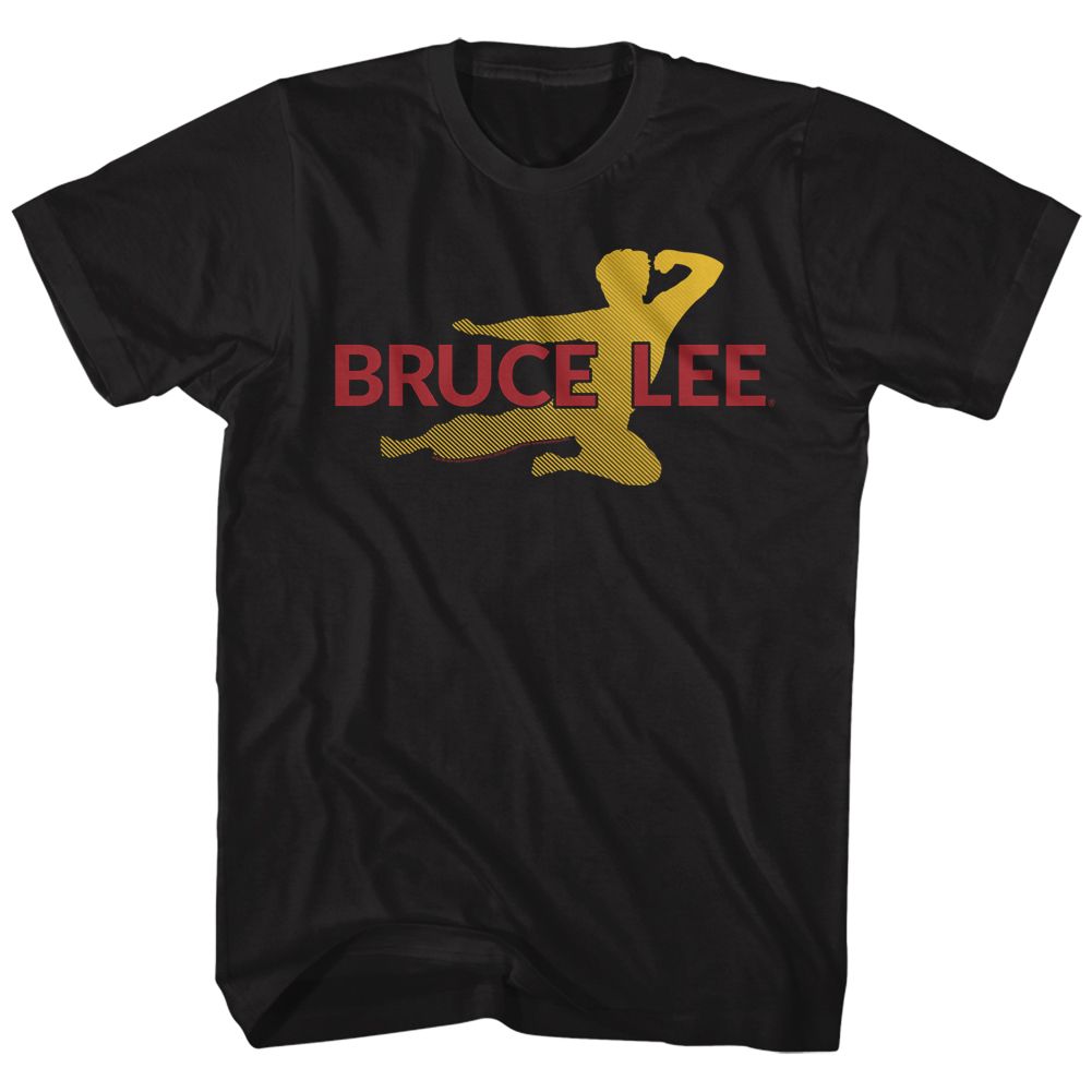 Bruce Lee - Flying Oval - Short Sleeve - Adult - T-Shirt