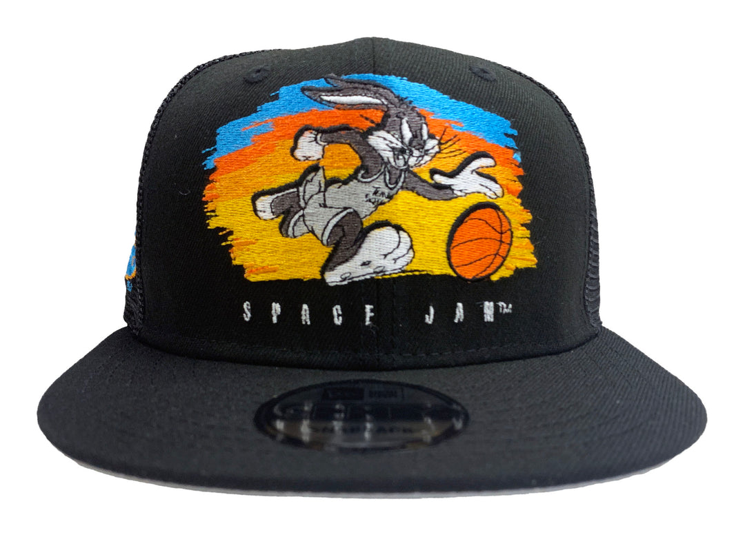 Space Jam A New Legacy Bugs Bunny New Era 9Fifty Mesh Trucker Snapback Cap Hat