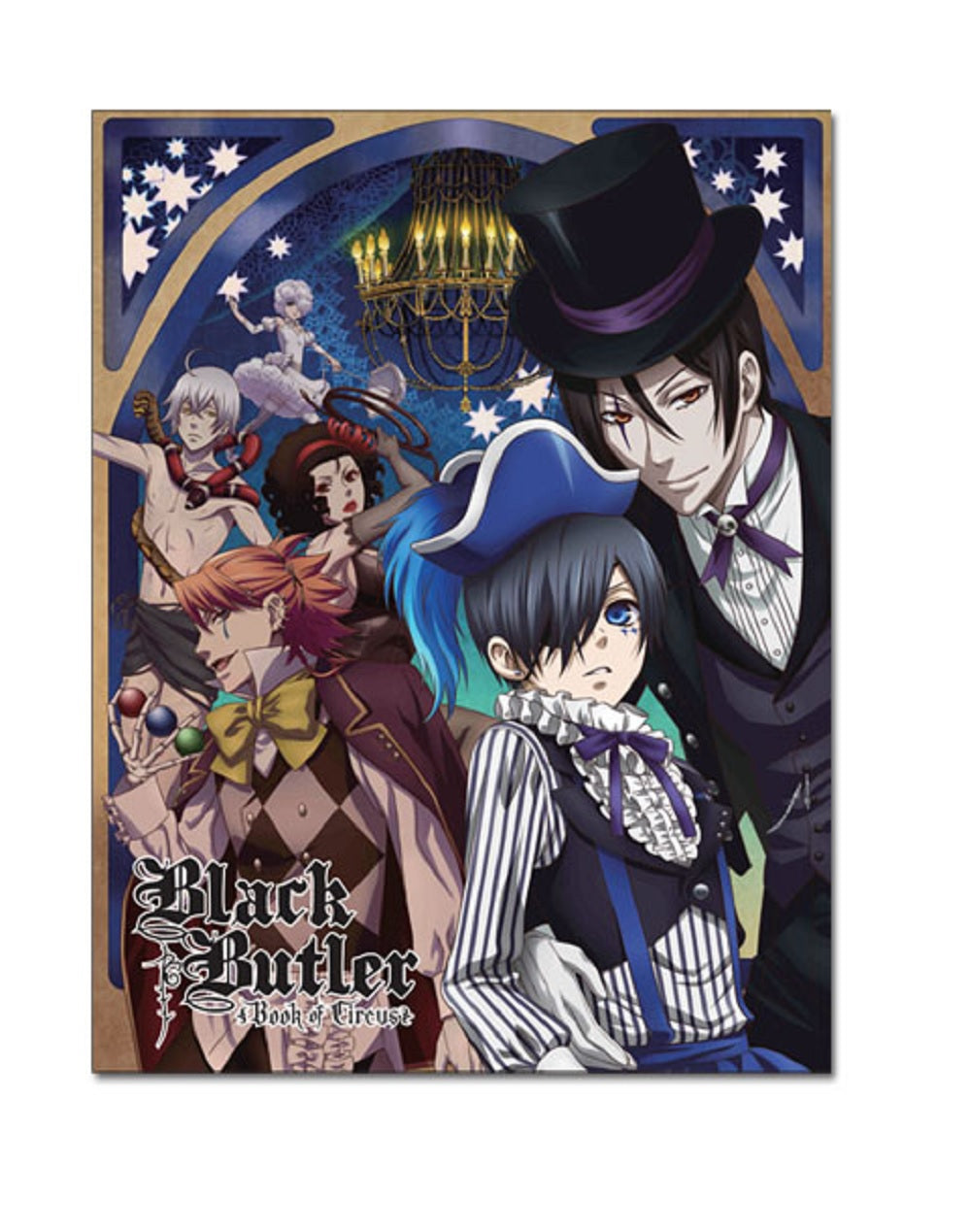 Black Butler Book of Circus Sebastian & Ciel Anime Throw Blanket