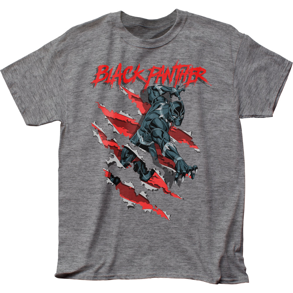 Black Panther Clawing Marvel Comics Adult T-Shirt