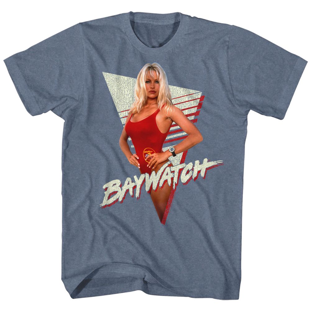 Baywatch - Trianglepam - Short Sleeve - Heather - Adult - T-Shirt