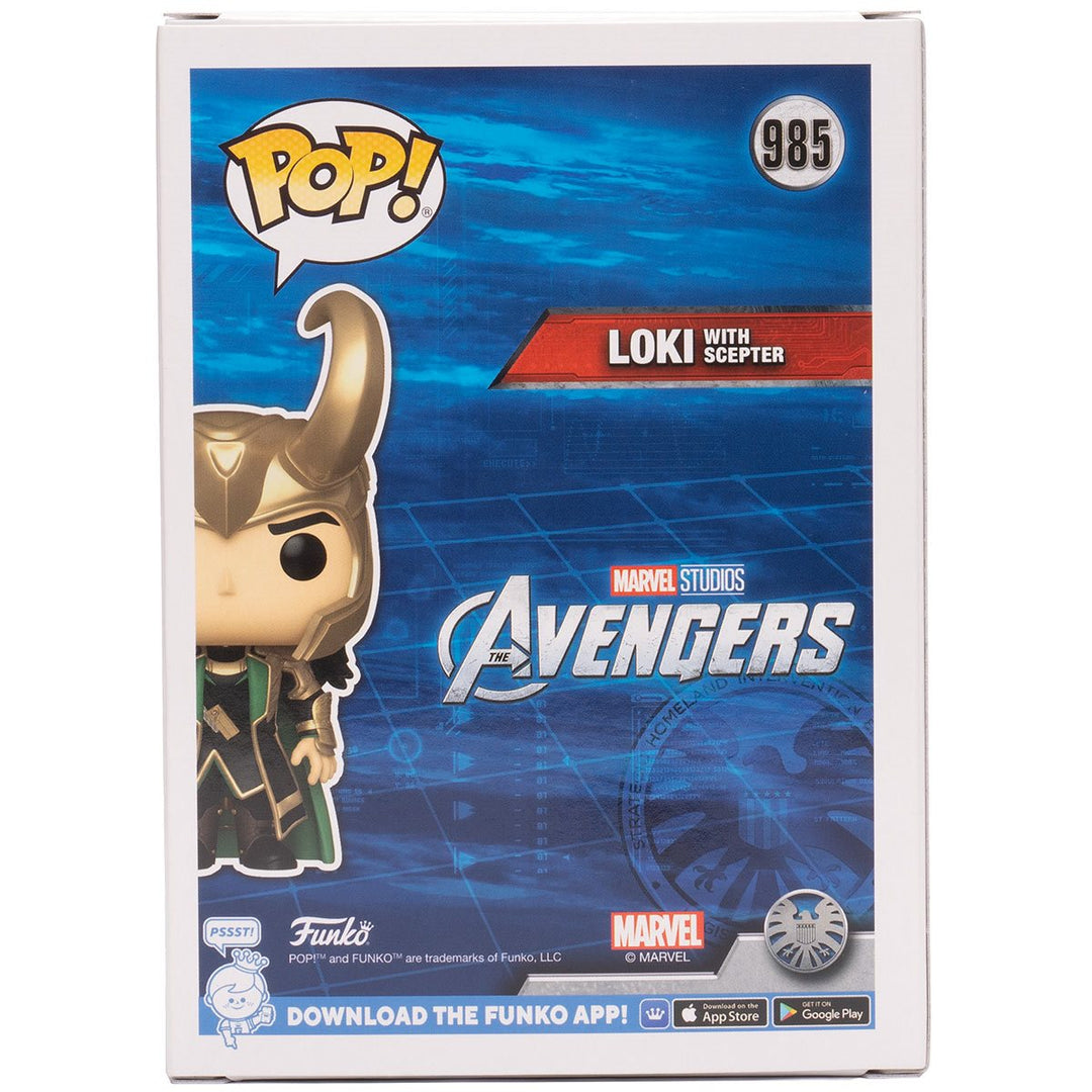 Funko Pop! Marvel: Avengers - Loki with Scepter Entertainment Earth Exclusive