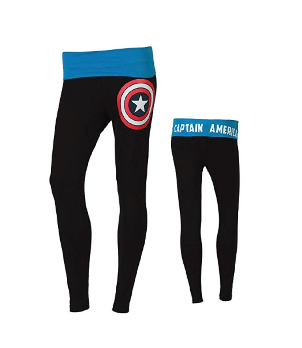 Captain America Shield Marvel Comics Lounge Yoga Pants