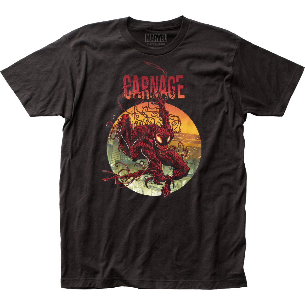 Spider-Man Carnage Climbing Out Marvel Shirt