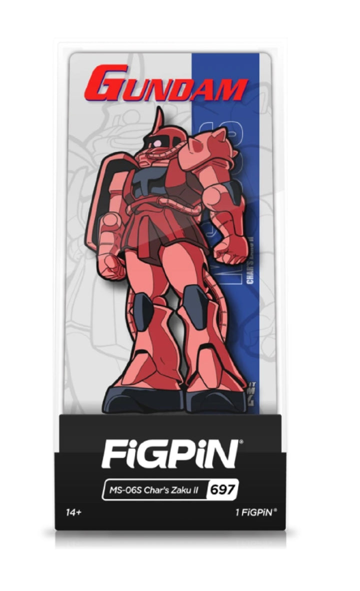 FIGPIN Gundam Wing MS-06S Char's Zaku II #697 Enaml Pin