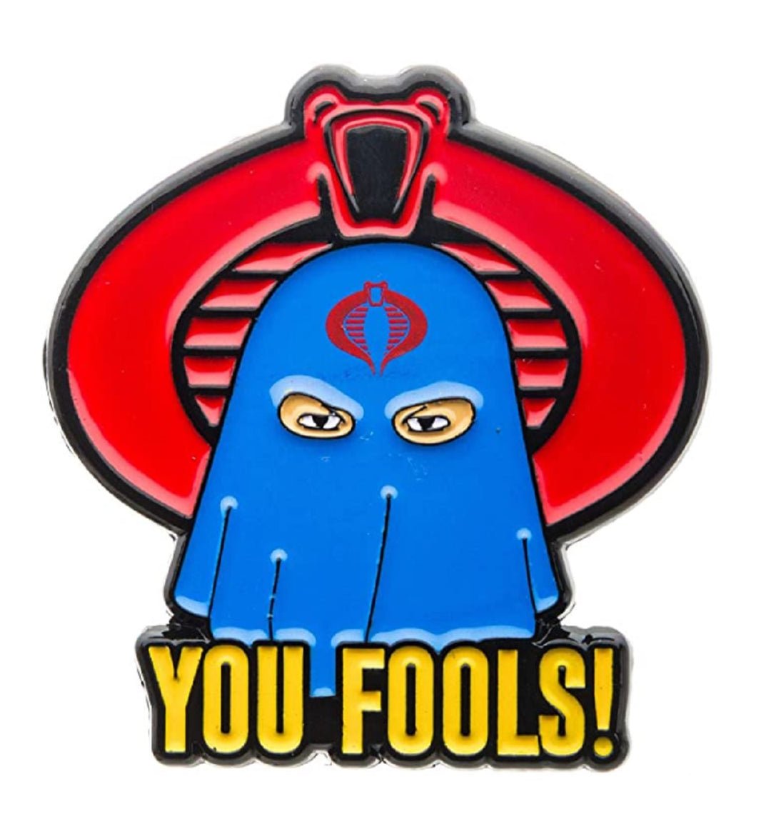 G.I. Joe Cobra Commander "You Fools" Lapel Pin