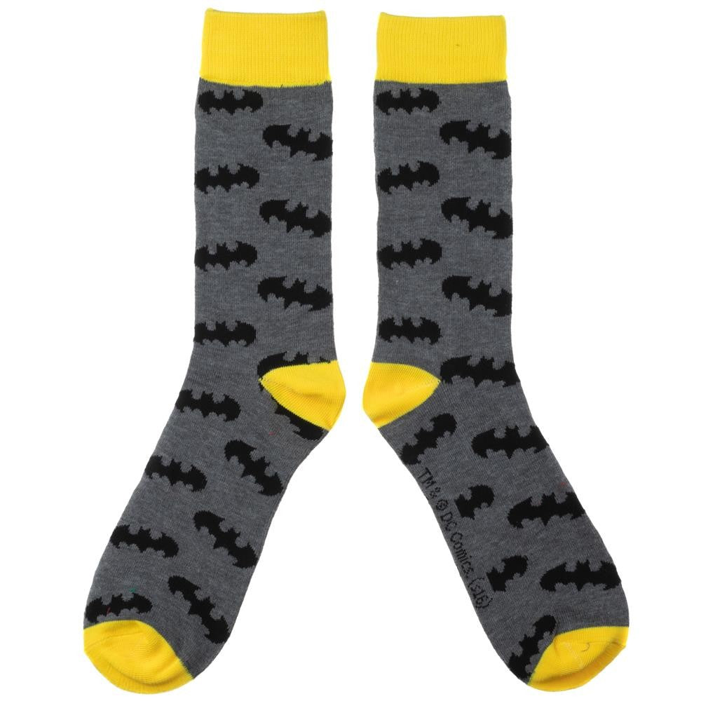Batman All Cover Logo DC Comics Crew Socks