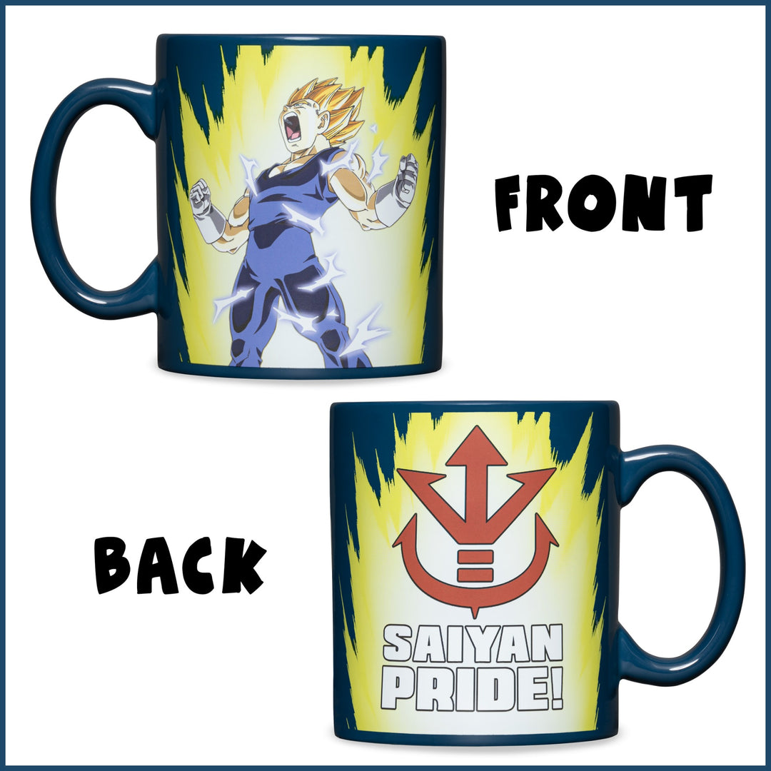 Dragon Ball Z Super Saiyan Vegeta Saiyan Pride 16 oz. Ceramic Coffee Mug