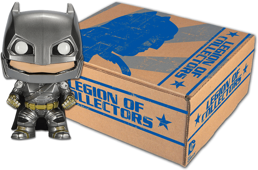 Funko DC Legion Of Collectors Batman Legacy Complete Box Shirt Size Xl