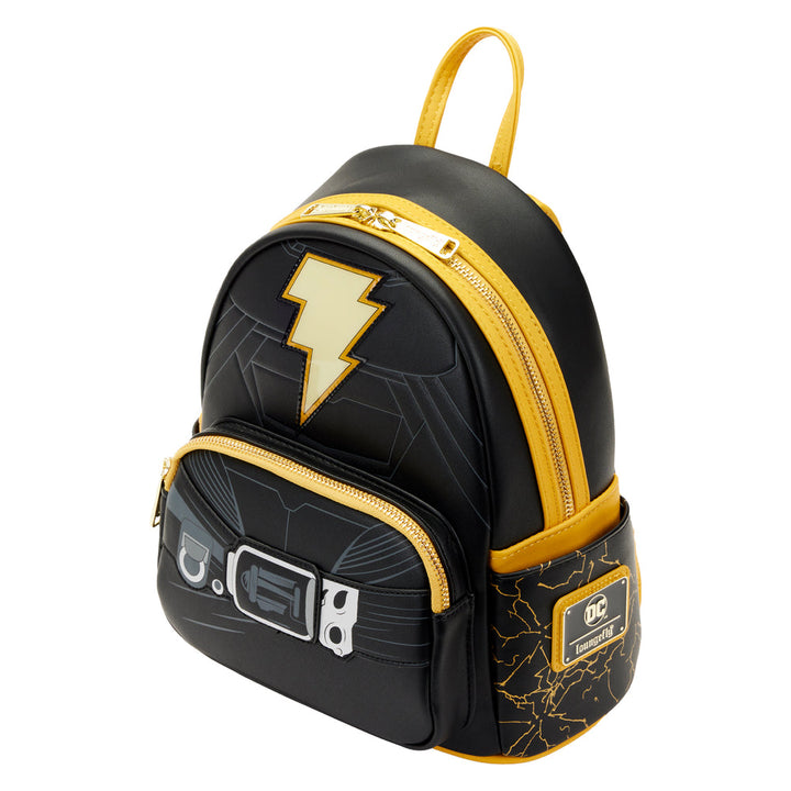 Loungefly DC Black Adam Light Up Double Strap Shoulder Bag Mini Backpack